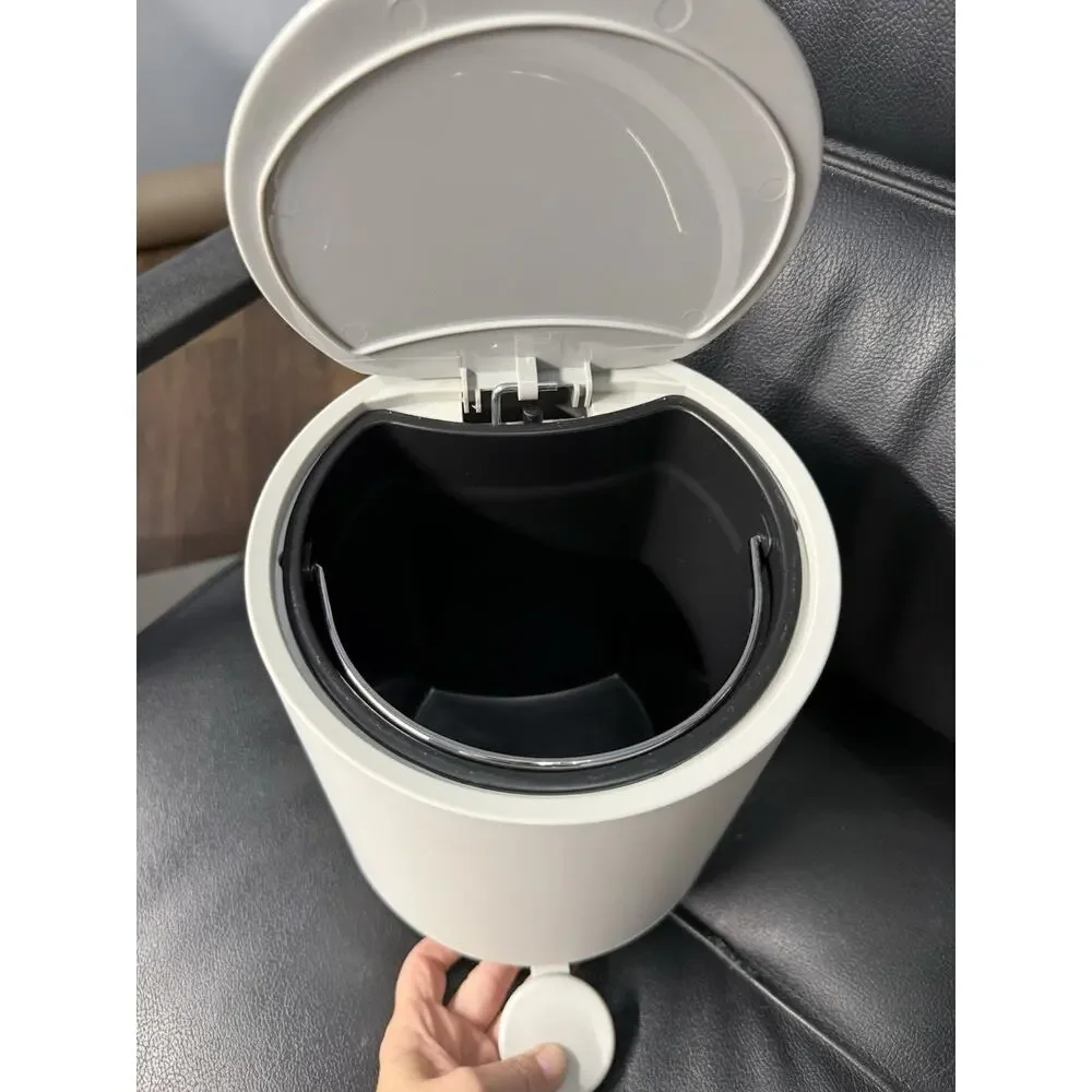 GRAY Zone Modern Elegance Nova Bathroom Cosmetic Pedal Bin Waste Sleek Design